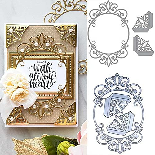 Lace Background Border Metal Cutting Dies Stencil for Making DIY Card For Friend